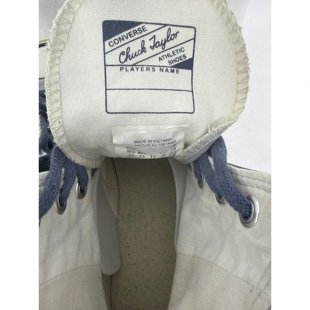 Converse Chuck Taylor All Star High Top Blue Canvas Sneakers Kids 3.5 159451C